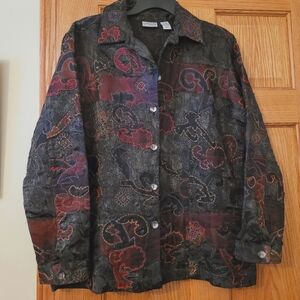 Vintage Chico's unlined Jacket size 1